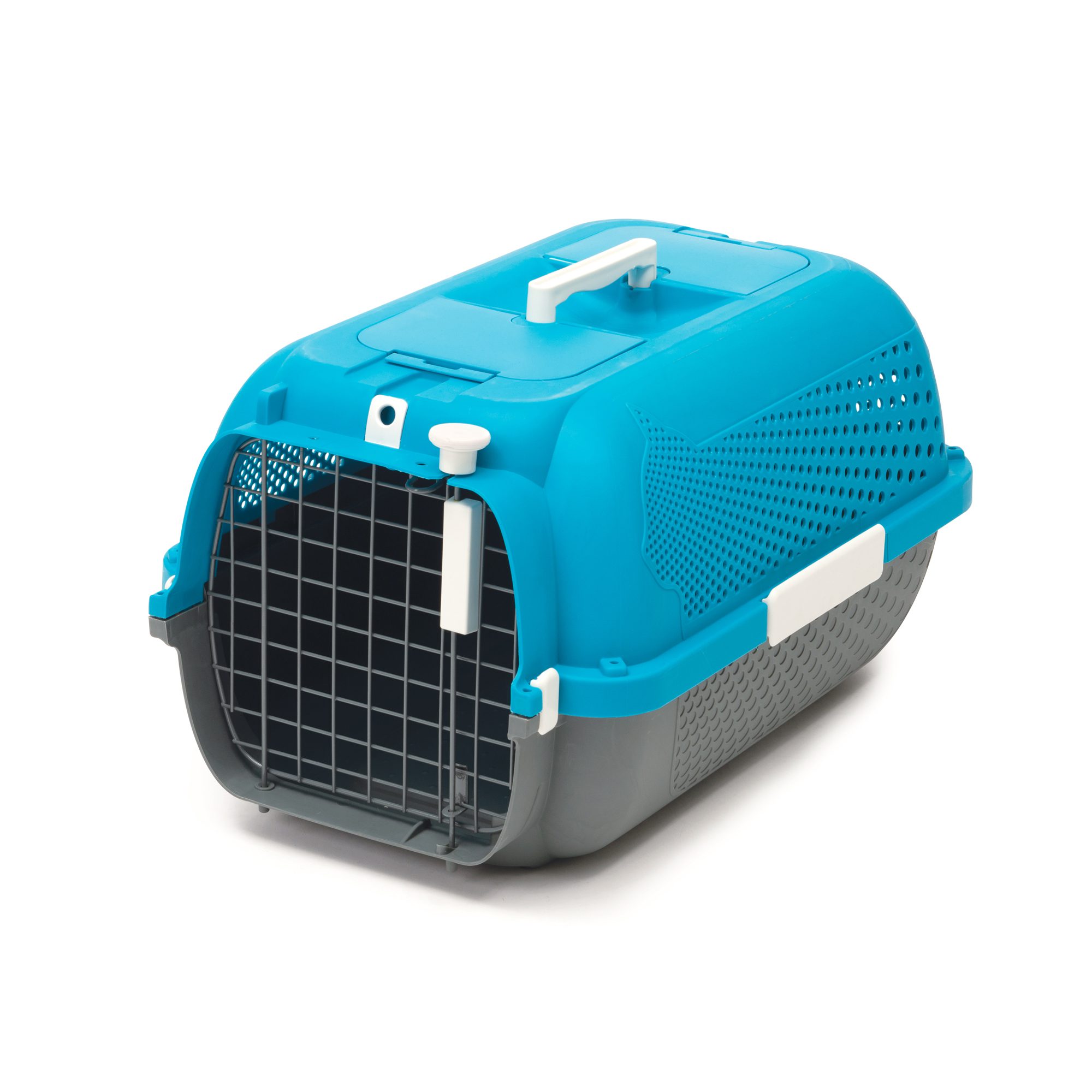 Catit Cat Carrier - Medium - Turquoise - 56.5 L x 37.6 W x 30.8 H cm (22 x 14.8 x 12 in)