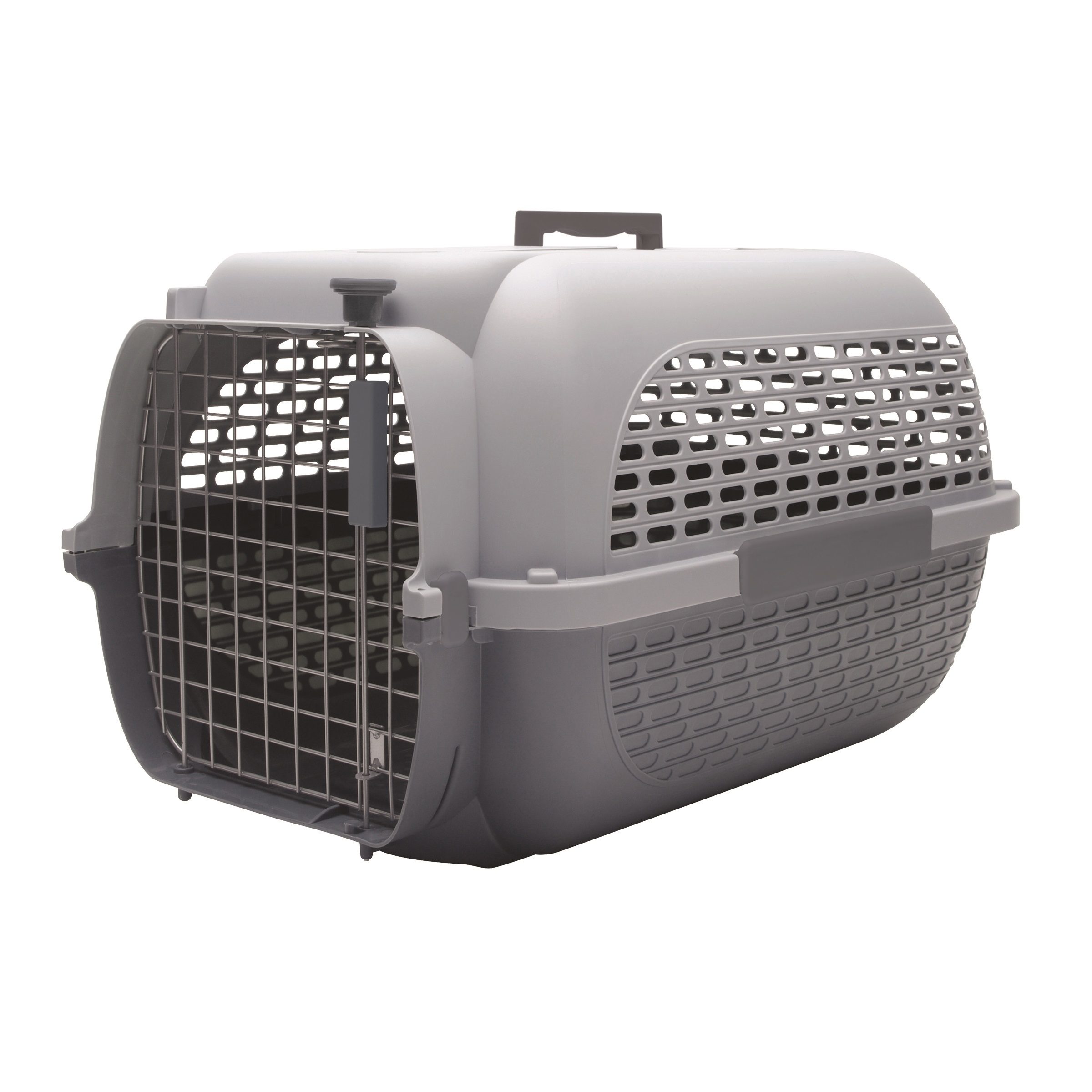 Dogit Voyageur Dog Carrier - Light Grey/Charcoal - Large - 61.9 cm L x 42.6 cm W x 36.9 cm H (24.3 in x 16.7 in x 14.5 in)