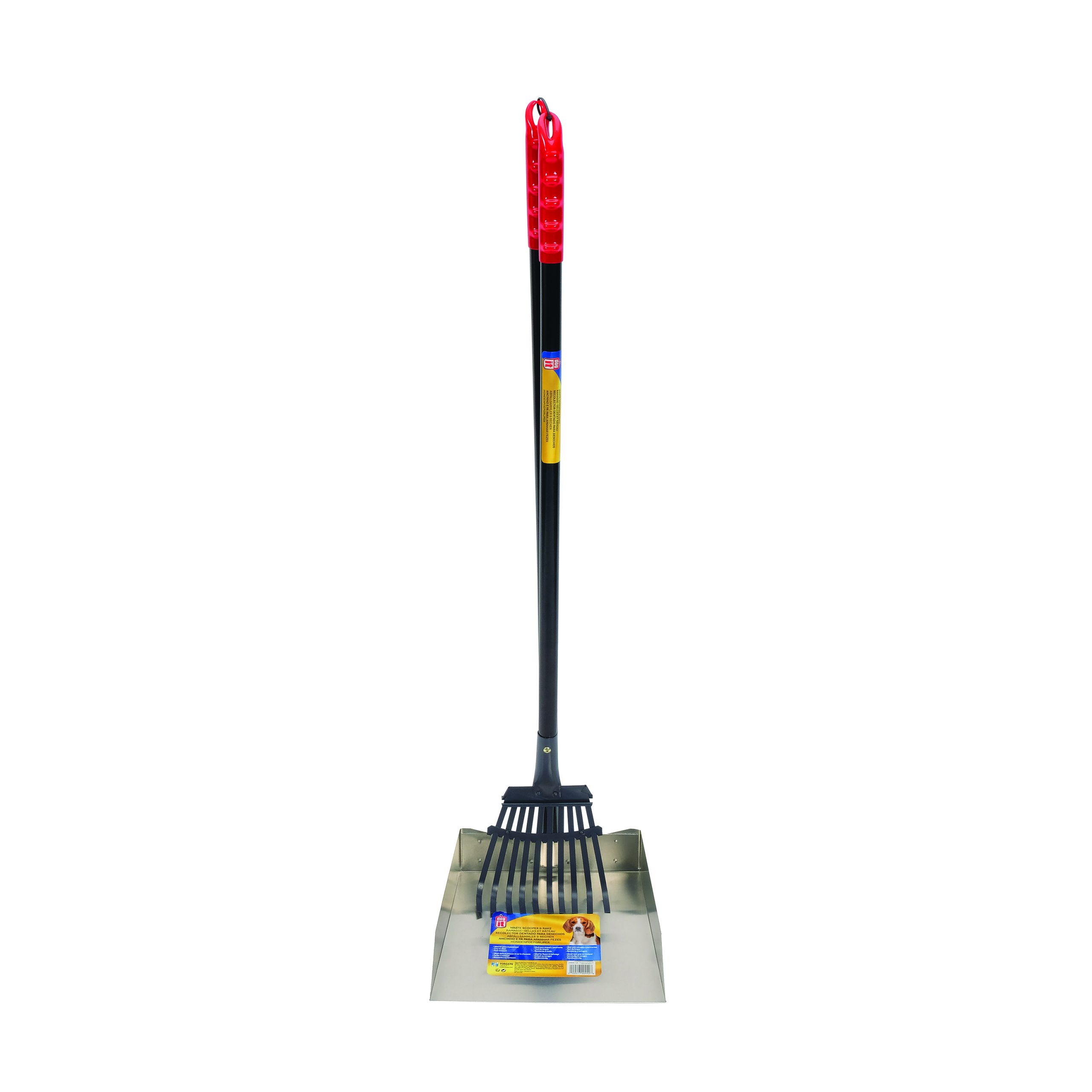 Dogit Waste Scooper & Rake - Large - 27 cm W x 25 cm D x 98 cm H (10.6 in x 9.8 in x 38.5 in)