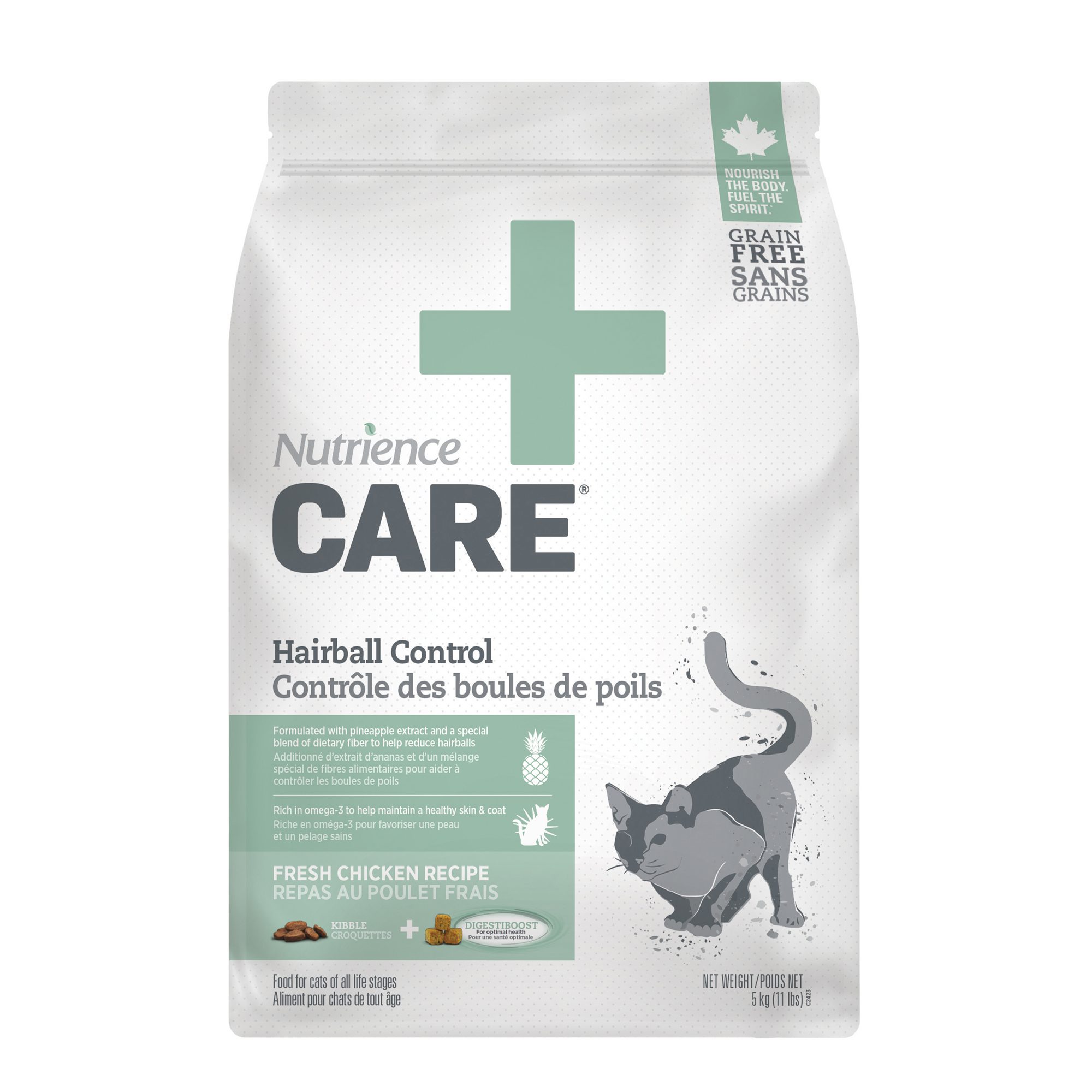 Nutrience Care Hairball Control for Cats - 5 kg (11 lbs)