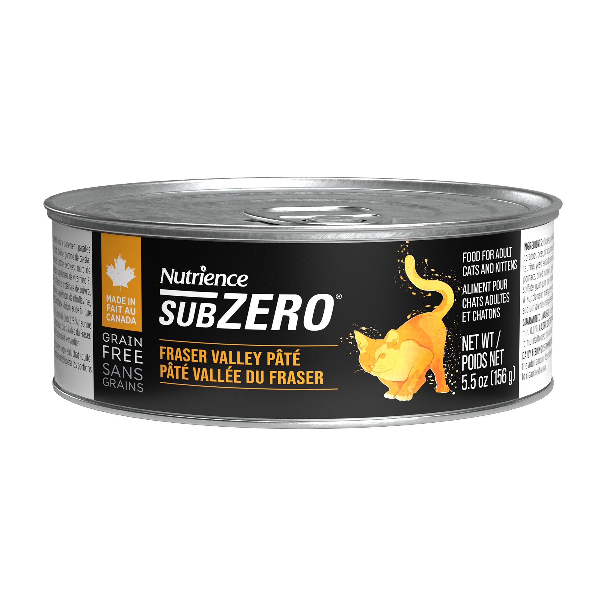 Nutrience SubZero Cat Food - Fraser Valley Pâté - 156 g (5.5 oz)