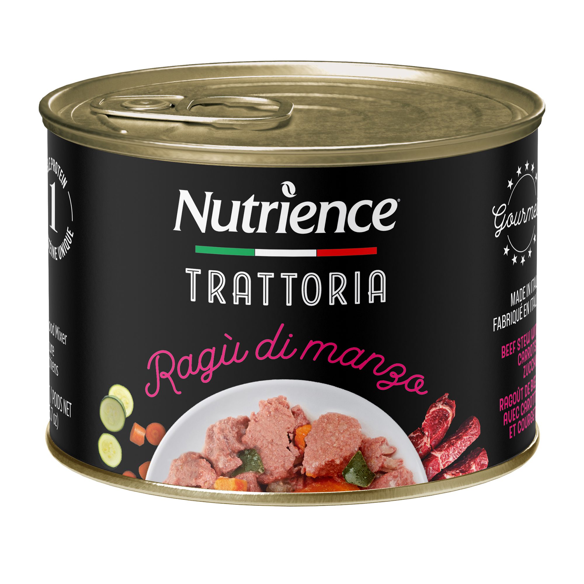 Nutrience Trattoria Beef Ragu Dog Food - 190 g